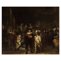 Obrazová reprodukce The Nightwatch, 1642, Rembrandt Harmensz van Rijn, 40 × 35 cm