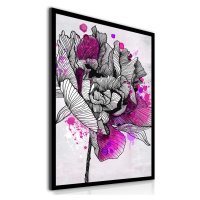 Obraz na plátně ROSE D různé rozměry Ludesign ludesign obrazy: 100x70 cm