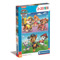 Clementoni Puzzle 2x20 dílků Tlapková patrola PAW PATROL 24800