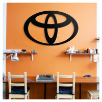 Dřevěný znak na zeď - Logo Toyota