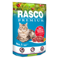 Rasco Premium Sterilized Hovězí s brusinkou a lichořeřišnicí granule 400 g