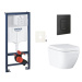 Závěsný wc set do lehkých stěn / předstěnová montáž Grohe Euro Ceramic SIKOGRSEUEKF0