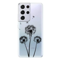 iSaprio Three Dandelions - black pro Samsung Galaxy S21 Ultra