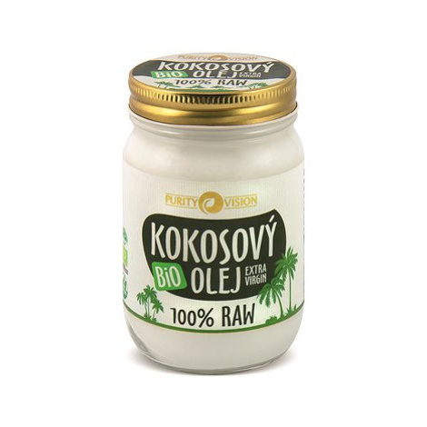 PURITY VISION RAW Kokosový olej BIO 370 ml