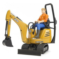 Bruder - Mikrobagr JCB s figurkou