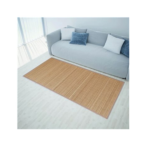 Obdélníková hnědá bambusová rohož \ koberec 80 × 300 cm SHUMEE