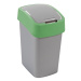 Odpadkový koš Flipbin 25l Curver (stříbrná/zelená) - Curver