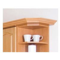 Koruna - ozdobná lišta ke skříňce W60 / 60 LORA MDF NEW 240 Tempo Kondela