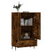 vidaXL Skříň highboard kouřový dub 69,5 x 31 x 115 cm kompozitní dřevo