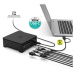 PORT CONNECT Dokovací stanice 8v1 USB-C/A, 2x 2K, dual video, HDMI, Ethernet, 3,5mm jack - 90190