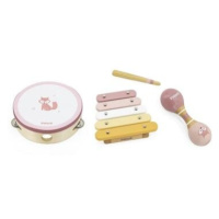 Viga Toys sada hudebních nástrojů PolarB růžová