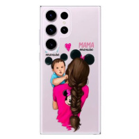 iSaprio Mama Mouse Brunette and Boy pro Samsung Galaxy S23 Ultra