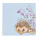Papírové ubrousky Wrendale Designs, 24 x 24 cm – ježek Aladine