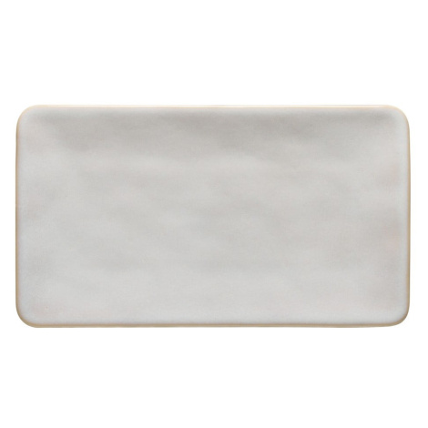 Bílý kameninový talíř Costa Nova Roda, 28 x 16 cm