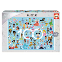 Puzzle Disney Multiproperty Educa 100 dílků od 6 let