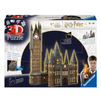 Puzzle 3D Harry Potter: Bradavický hrad - Astronomická věž (Noční edice) 540 dílků