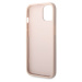 Guess PU 4G Metal Logo kryt iPhone 14 Plus růžový