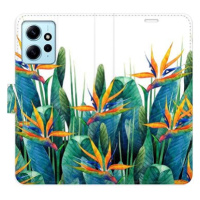 iSaprio flip pouzdro Exotic Flowers 02 pro Xiaomi Redmi Note 12 5G