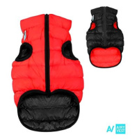 AiryVest bunda pro psy červená/černá XS 22