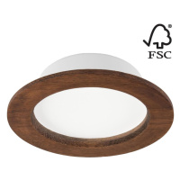 LED Podhledové svítidlo WOODY SPOT LED/12,5W/230V 3000K třešeň ø 16 cm