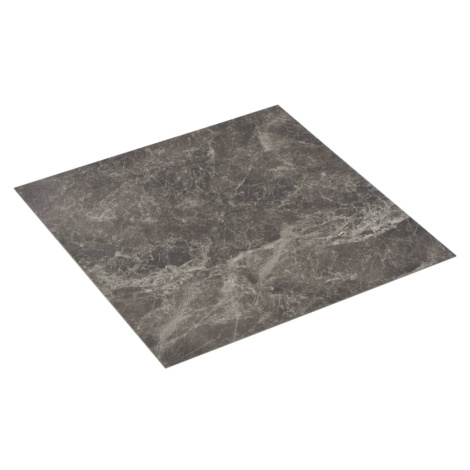 vidaXL Samolepicí podlahová krytina z PVC 5,11 m² černý mramor