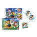 EDUkit - Disney Paw Patrol 4v1 (pexeso, 48 + 30 puzzle, 6 kostek)