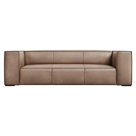 Světle hnědá kožená pohovka 227 cm Madame – Windsor & Co Sofas
