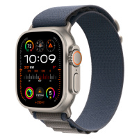 Apple Watch Ultra 2 49 mm loop M smart hodinky Titan/Blue Alpine