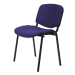 Konferenční židle ISO černá/modrá
