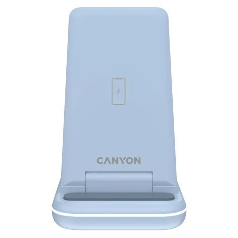CANYON bezdrátová nabíječka 3v1, modrá - CNS-WCS304BL