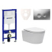 Cenově zvýhodněný závěsný WC set Geberit do lehkých stěn / předstěnová montáž+ WC SAT Brevis SIK