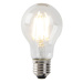 E27 stmívatelná LED lampa A60 čirá 7W 806 lm 2700K