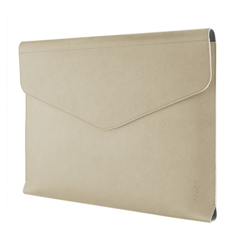 Pouzdro FIXED Siena pro notebooky a tablety do 13", krémové