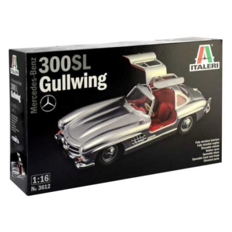 Model Kit auto 3612 - Mercedes-Benz 300 SL Gullwing (1:16) Italeri