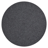 NORTHRUGS - Hanse Home koberce Kusový koberec Braided 105550 Dark Grey kruh – na ven i na doma -