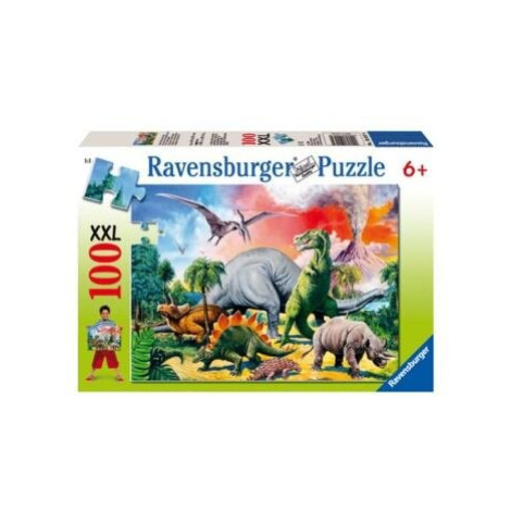 RAVENSBURGER-Mezi dinosaury 100 XXL - puzzle