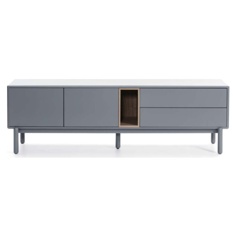 Modro-šedý TV stolek 180x56 cm Corvo – Teulat