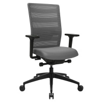 Topstar Kancelářská otočná židle SITNESS AirWork, 3D-Sitness technologie pohybu, šedá