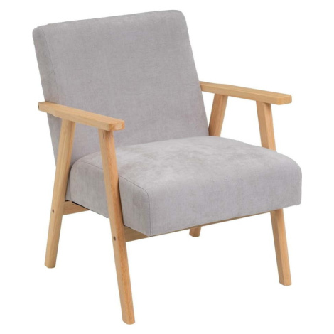 Šedé žinylkové křeslo Vintage – Casa Selección