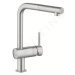 Grohe 32168DC0 - Dřezová baterie s výsuvnou koncovkou, supersteel