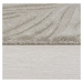 Flair Rugs koberce Kusový koberec Solace Lino Leaf Grey kruh Rozměry koberců: 160x160 (průměr) k