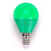 B.V. LED Žárovka G45 E14/4W/230V zelená