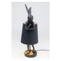 KARE Design Stolní lampa Animal Rabbit - matná černá, 68cm