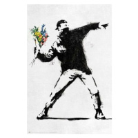 Plakát Banksy - The Flower Thrower