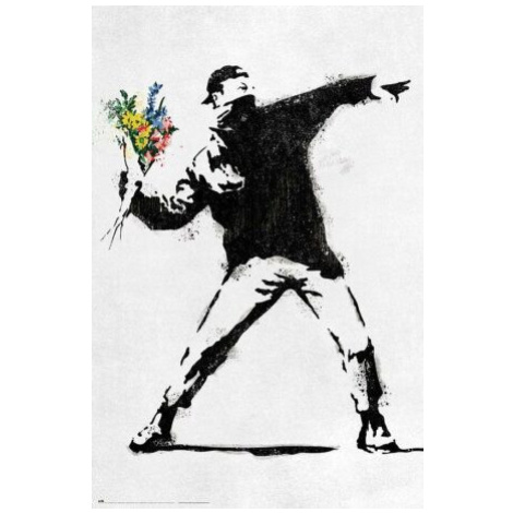 Plakát Banksy - The Flower Thrower Europosters