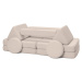 Rozkládací dětská pěnová pohovka a bunker SHAPPY PLAY SOFA TEDDY více barev Barva: Cream White