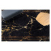 Dywany Łuszczów Kusový koberec Miro 51333.801 Marble black / gold - 120x170 cm