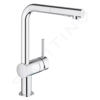 GROHE Minta Dřezová baterie s výsuvnou sprškou, chrom 30274000