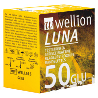 Wellion LUNA testovací proužky glukóza 50 ks