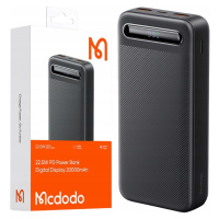 Mcdodo Powerbanka 20000MAH S 3X Usb Usb-c Displejem 22,5W Usb-c Kabel